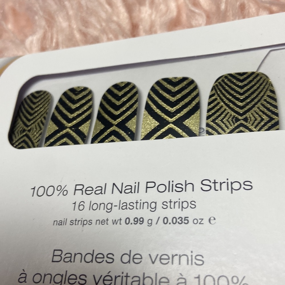 Color Street 16 100% Real Nail Polish Strips Drop the Ball Easy Sticker Apply